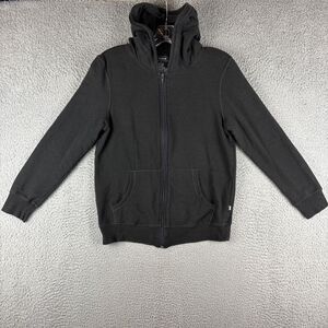 Kickee Zip Up Hoodie Women’s XS Black Bamboo Full Zip Jacket